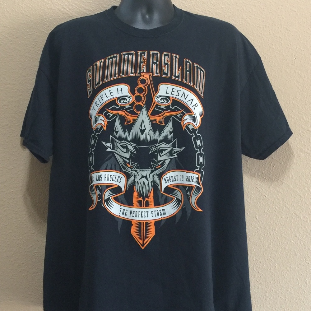 WWE Summerslam 2012 Triple H/Lesnar T-Shirt